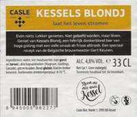 Casle Bier, Kessels Blondj Casle Bier, Kessels Blondj
