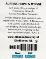 Oldskool Brewery, Aurora Hopfen Weisse Oldskool Brewery, Aurora Hopfen Weisse