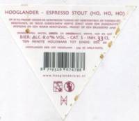 Hooglander Bier, Espresso Stout (Ho ,Ho, Ho)