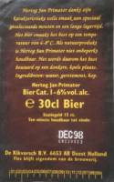 Dommelsche Bierbrouwerij, Hertog Jan Primator