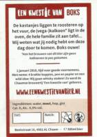 Een Kwestie Van Bier, Boks Een Kwestie Van Bier, Boks