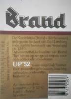 Bierbrouwerij Brand, Brand Up '52