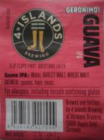 4 Islands Brewing, Guava IPA