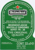 Heineken, Heineken Biere / Bier