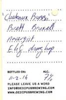 Oedipus Brewing, Chateaux Bubba Brett