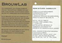 Brouwerij De Vriendschap, Brouwlab  Bière de Garde Ambrée