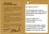 Brouwerij De Vriendschap, Brouwlab  #041 Saison de Pont