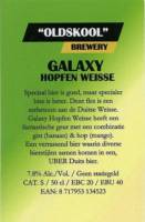 Oldskool Brewery, Galaxy Hopfen Weisse