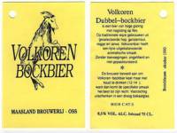 Maasland Brouwerij, Volkoren Dubbel-bockbier