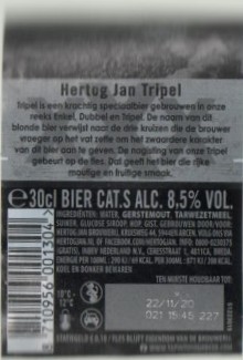 Hertog Jan Brouwerij, Hertog Jan Tripel