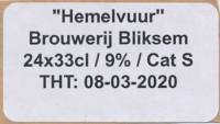 Brouwerij Bliksem, Hemelvuur