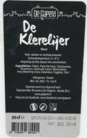 De Gaperd Speciaal Bier Brouwerij, De Klerelijer Stout