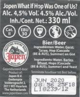 Jopen B.V., Jopen What If Hop Was One of Us?