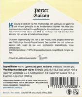 Brouwerij Kleiburg, Porter Saison Brouwerij Kleiburg, Porter Saison