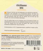 Brouwerij Kleiburg, Siciliaans Wit Brouwerij Kleiburg, Siciliaans Wit