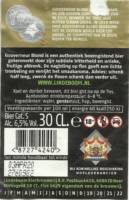 Lindeboom Bierbrouwerij, Gouverneur blond
