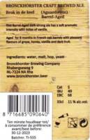 Bronckhorster Brewing Company , Brok in de Keel  