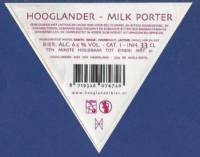 Hooglander Bier, Milk Porter