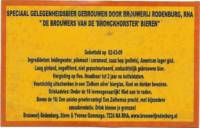 Bronckhorster Brewing Company , Gelegenheidsbier(kiek uut)