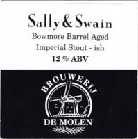 Brouwerij De Molen, Sally & Swain Bowmore Barrel Aged Imperial Stout - ish