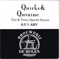 Brouwerij De Molen, Quirks & Quinine Gin & Tonic Spiced Saison