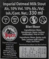 Jopen B.V., Imperial Oatmeal Milk Stout