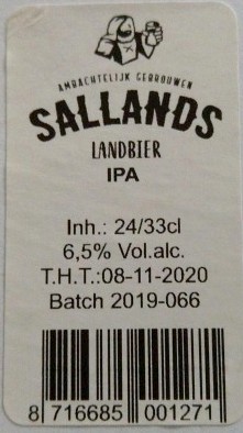 Sallandse Landbierbrouwerij, IPA