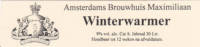 Amsterdams Brouwhuis Maximiliaan, Winterwarmer