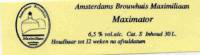 Amsterdams Brouwhuis Maximiliaan, Maximator