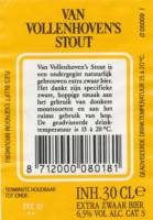 Heineken, Van Vollenhoven's Stout