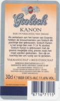 Grolsch, Grolsch kanon