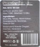 Bierbrouwerij Noarder Dragten, Ral 9010: Wit Bier