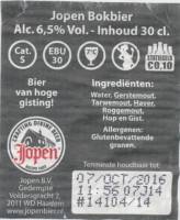 Jopen B.V., Jopen Bokbier