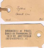 Brouwerij de Prael, Sjakie Grand Cru Brouwerij de Prael, Sjakie Grand Cru