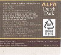 Alfa (Meens Bierbrouwerij), Dutch Dark