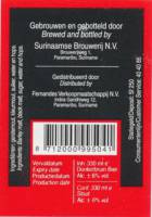 Surinaamse Brouwerij, (Parbo Power Stout)