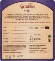 Gulpener Bierbrouwerij, Gerardus Stout