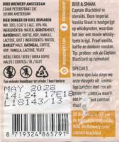 Bird Brewery, Captain Blackbird  (Imperial Vanilla Stout)