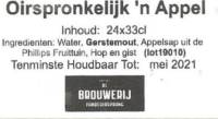 Brouwerij Van de Oirsprong, Oirspronkelijk 'n Appel