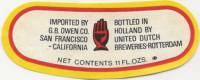 Oranjeboom Bierbrouwerij, (Double Diamond Pale Ale)