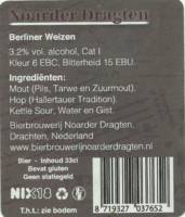 Bierbrouwerij Noarder Dragten, Berliner Weizen