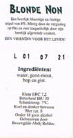 Stichting Brouwgilde Abdij Rolduc anno 2013, Blonde Non