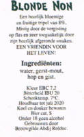 Stichting Brouwgilde Abdij Rolduc anno 2013, Blonde Non Stichting Brouwgilde Abdij Rolduc anno 2013, Blonde Non