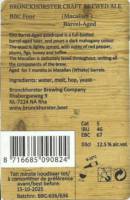 Bronckhorster Brewing Company , BBC Four (Macallan) barrel-Aged