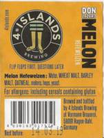 4 Islands Brewing, Don Lazaro Melon Hefeweizen