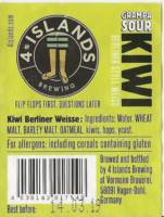 4 Islands Brewing, Grampa Sour Kiwi Berliner Style Weiss