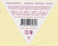 Hooglander Bier, Russian Imperial Stout