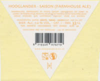 Hooglander Bier, Saison (Farmhouse Ale)