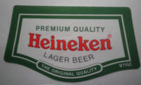 Heineken, Heineken Premium Quality Lager Beer