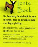 Brouwerij Zeeburg, Lente Bock Brouwerij Zeeburg, Lente Bock